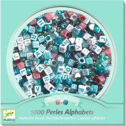 1000 Perles Alphabet - Argent