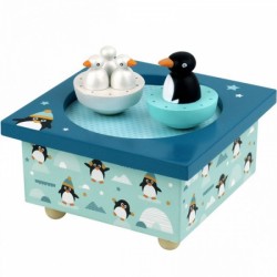Boîte à musique pingouins