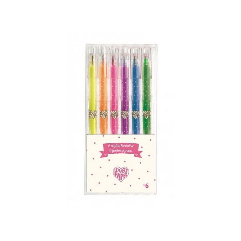 Acheter 6 marqueurs métalliques - Stylos, crayons,  - DJECO - Le