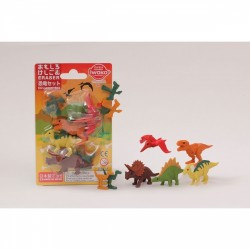 Set de gommes dinosaures